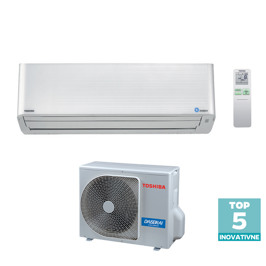 TOSHIBA klima uređaj Daiseikai 9 Inverter RAS-10PKVPG-E/RAS-10PAVPG-E - e-Klima.hr