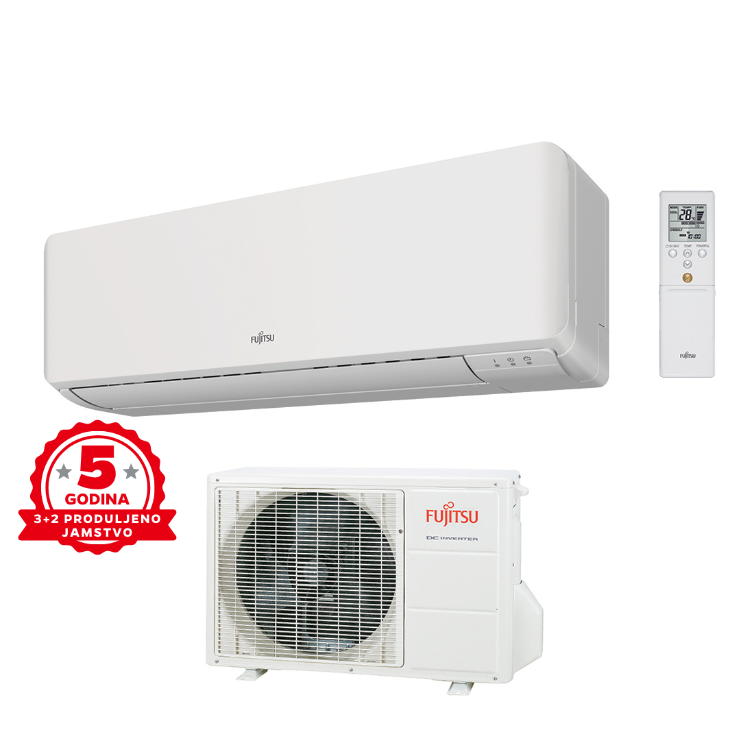 FUJITSU klima uređaj Super Eco Inverter ASYG09KMCF/AOYG09KMCC