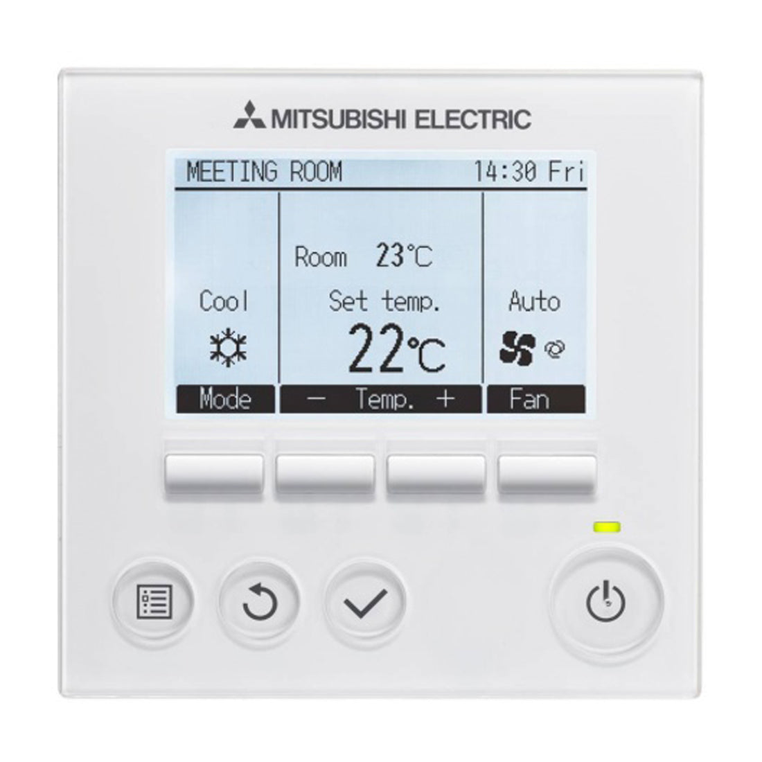 MITSUBISHI ELECTRIC klima uređaj DC Kazetna Inverter SLZ-M25FA/SUZ-M25VA + žičani daljinski upravljač PAR-41MAA + maska SLP-2FAL - e-Klima.hr