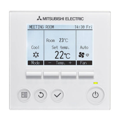 MITSUBISHI ELECTRIC klima uređaj DC Kazetna Inverter SLZ-M25FA/SUZ-M25VA + žičani daljinski upravljač PAR-41MAA + maska SLP-2FAL - e-Klima.hr